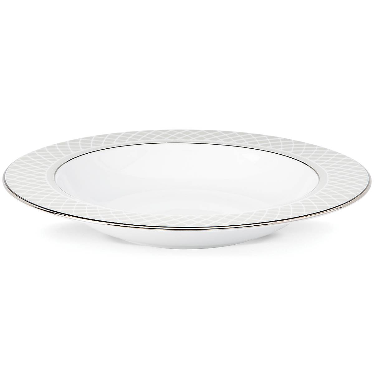 762023_wHR.jpg Venetian Lace Rimmed Bowl - Image 1