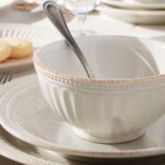 French Perle Groove 24-Piece Dinnerware Set - Image 5